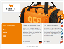 Tablet Screenshot of halfar.com